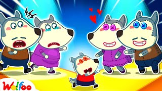 Wolfoo, Don't Leave Family! - Real vs Fake Family: Who is The Best Parents? 🤩 Wolfoo Kids Cartoon