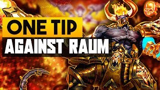 ONE TIP AGAINST RAUM FOR ALL THE CHAMPIONS in PALADINS