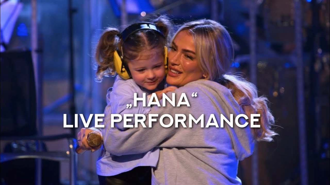 Loredana nimmt ihre Tochter auf die Orchester Bühne und singt das lied „HANA“! (HD)