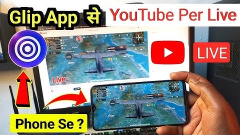 How to Live Stream on Youtube From Glip App in 2025 | Glip Screen Recorder Se YouTube Me Live Stream