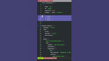 OpenAPI API Parameters #nodejs #javascript #api