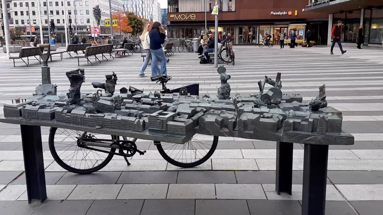 Walking in Sergels Torg | Center of Stockholm | Visit Sweden | Visit Earth | Yes Theory @YesTheory