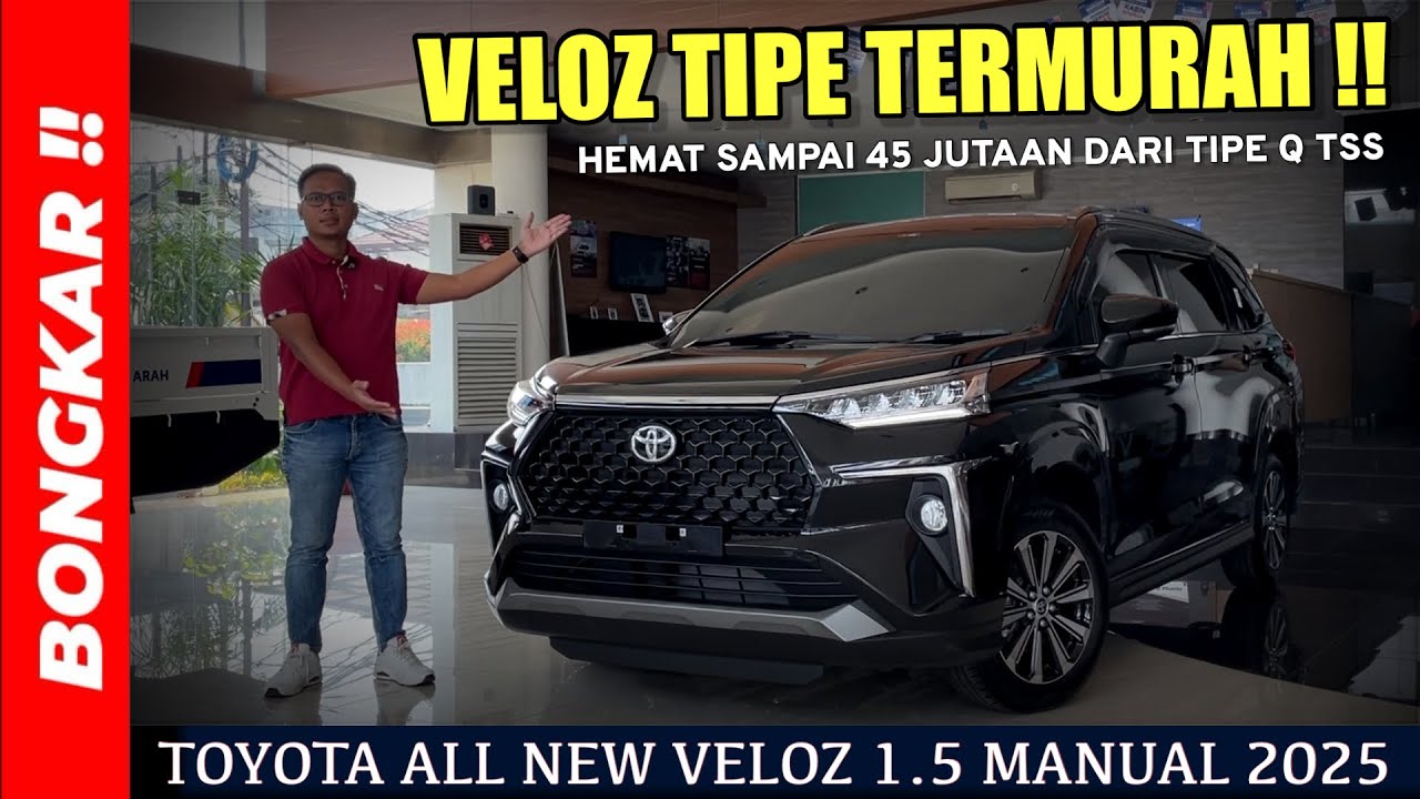 Bongkar  !! TOYOTA ALL NEW VELOZ 1.5 MANUAL 2025 || REVIEW EXTERIOR & INTERIOR TERBARU 