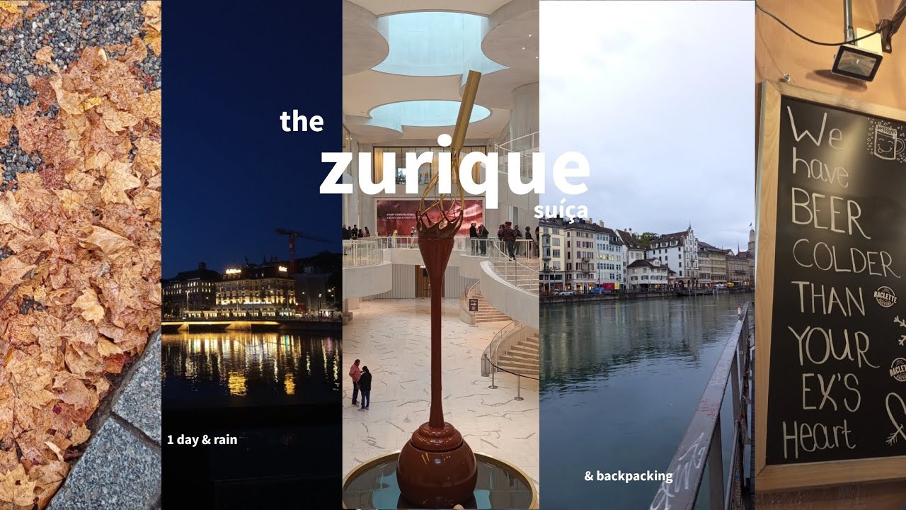 vlog zurique: lindt museum, lots of rain and  beautiful scenery 🍫🌂