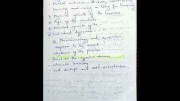 M Ed TNTEU SECOND SEMSTER UNIT 1 NATURE OF CURRICULUM IMPORTANT NOTES PART 3