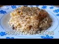 RISOTTO DE SETAS O CHAMPIÑONES - ARROZ -  Recetas De Cocina Faciles Rapidas Y Economicas de hacer