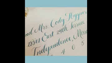 Full Envelope Calligraphy Video