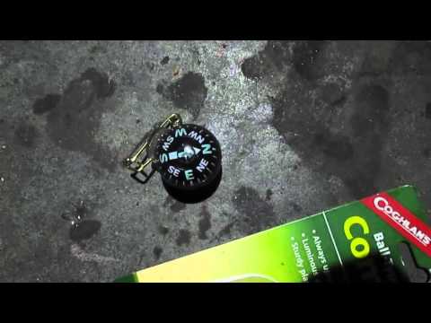 Photo Ball Compass Keychain