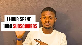 This is Boring, But You’ll Hit 1,000 Subscribers Fast