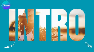 Create Transparent Text Intro - Canva Tutorial