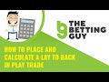 Betfair trading - Profitable back to lay trading - YouTube