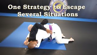 The One Side Control Escape Strategy That Works in Many Situations