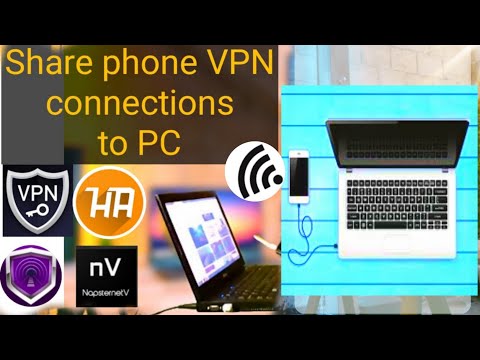 Share VPN internet connection to PC.