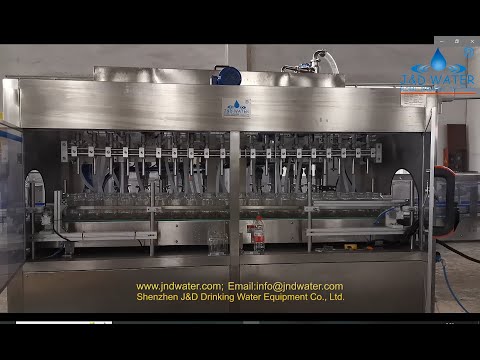  Glass bottle filling line