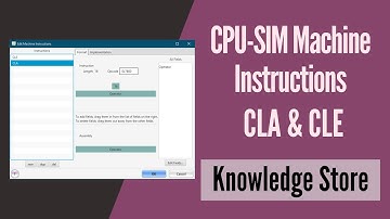 03 CPU-SIM Machine instructions || CLA & CLE || CPU-SIM || Computer Architecture Practicals