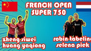 Full final match zheng siwei / huang yaqiong  vs robin tabeling / s. piek  - french open super 750