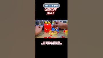 How to play Operation Part 3. McDonalds Happy Meal. #toytherapy #unboxing