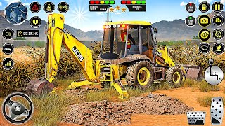 JCB Excavator Construction Simulator 3D - Tunnel Builder Game | Android Gameplay screenshot 5