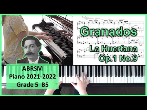 La Huerfana (중급 악보) - E. Granados