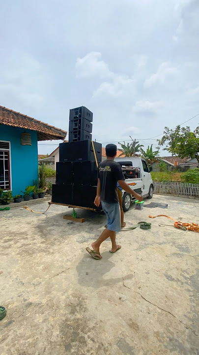 Persiapan sound horeg naik pickup takbir keliling 2025