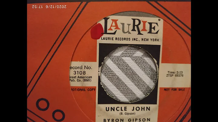 Byron Gipson - Uncle John - Laurie 3108 2nd label