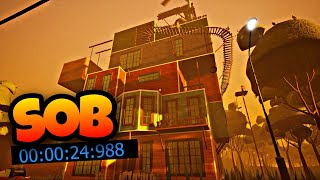 Hello Man [SOB SPEEDRUN] (SUB 25) | Hello Neighbor Mod