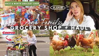 Once-a-month Grocery Shop for Family of 10!// Let's go to Costco, Sams + Walmart all in one day! 🙃 by This Gathered Nest 66,823 views 1 year ago 26 minutes