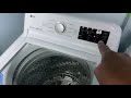 LG WT7100CW Washer Review & Operation