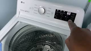 LG WT7100CW Washer Review & Operation