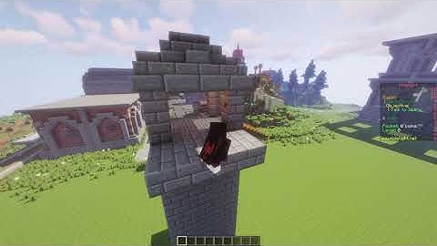 I made a Minecraft 2x3 elevator on a server! (no redstone stuff)