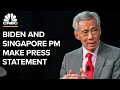 President Biden and Singapore PM Lee Hsien Loong make a joint press statement — 3/29/22