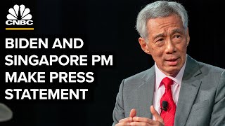 President Biden and Singapore PM Lee Hsien Loong make a joint press statement — 3/29/22