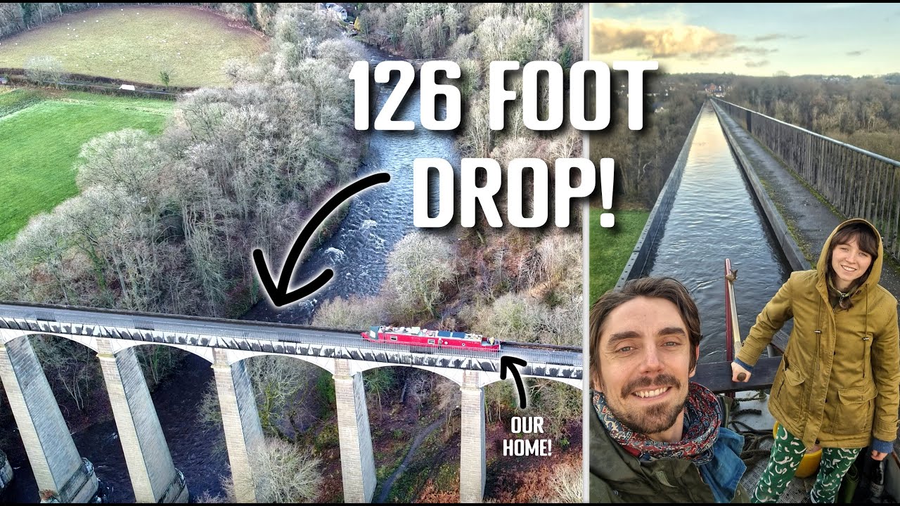 Crossing The HIGHEST Canal Aqueduct In The WORLD! Travelling WALES