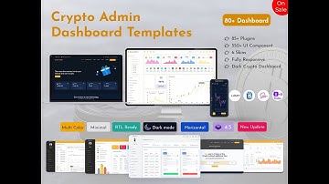 Cryptocurrency Dashboard Responsive Bootstrap 5 Admin Template