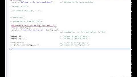 Methods In scala  Part 1