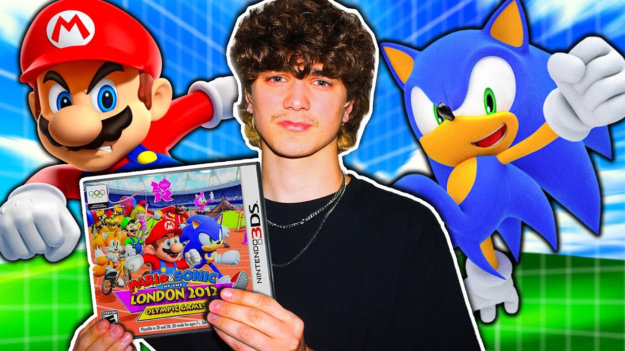 Mario and Sonic at the Olympic Games is wild