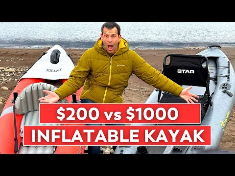 Intex Excursion Pro versus NRS Pike Inflatable Kayak | $200 vs $1000 Inflatable Kayak!