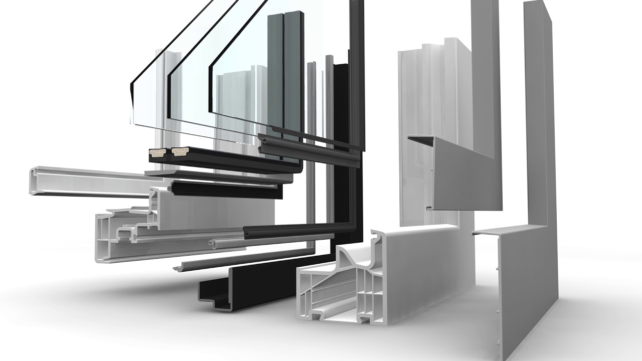 UPVC-aluminium window KF310