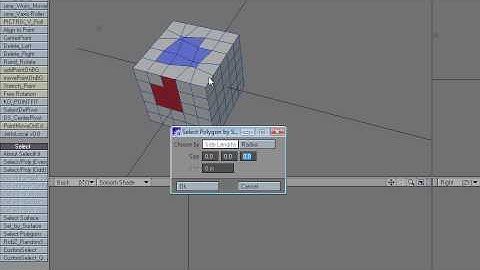 LightWave plugin - Select Poly by Size