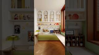 Small 9M² Study Room Makeover Double Desk Smart Storage Ideas