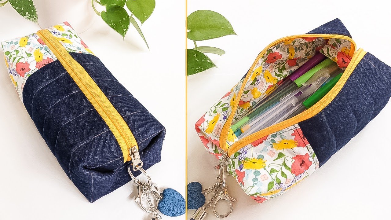 Threading My Way: No Zip Pencil Case ~ Easy to Make Drawstring Bag