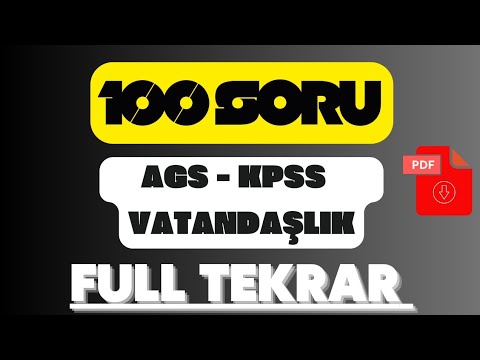 KPSS VATANDAŞLIK FULL