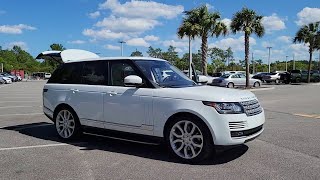 2016 Land Rover Range Rover Jacksonville, St Augustine, Fernandina Beach, Gainesville, Palm Valley N