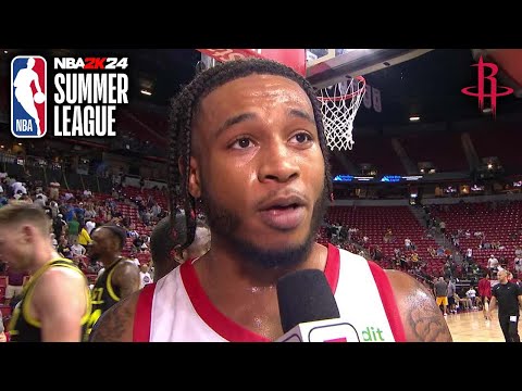 Cam Whitmore talks leading Rockets to Summer League title game | NBA on ESPN