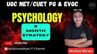 UGC NET PSYCHOLOGY DEC 2025 | CUET PG | DSSSB EVGC | 6 MONTH STRATEGY CLASS | Psychology By Nirdesh