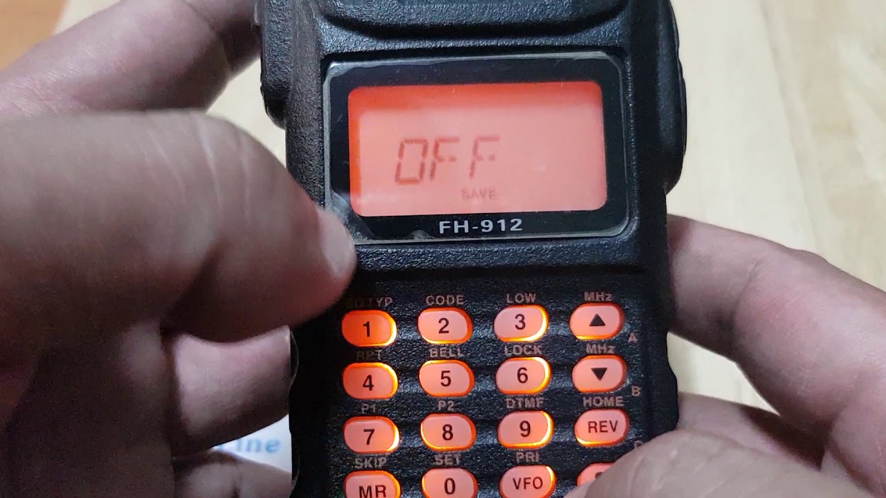 วิธีใส่โทน DCS Tone Yaesu FH912