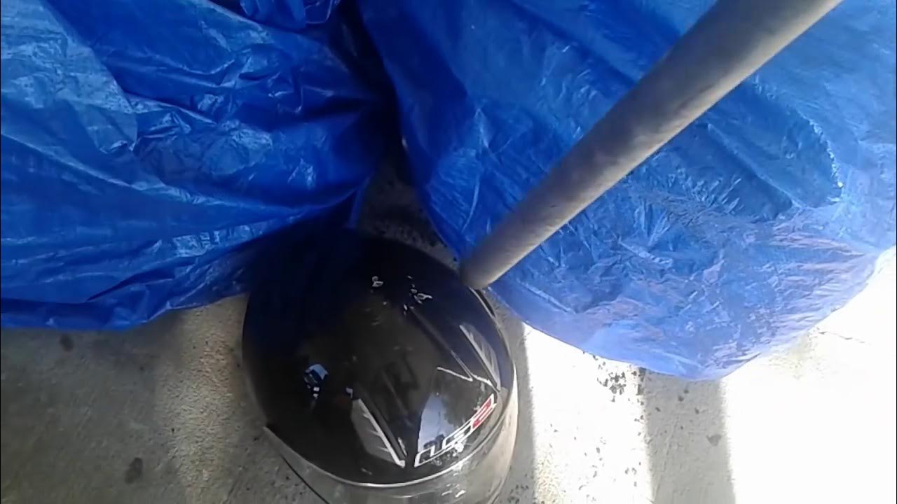 Ls2 helmet crash test YouTube