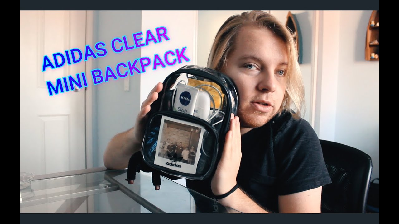 adidas clear mini backpack