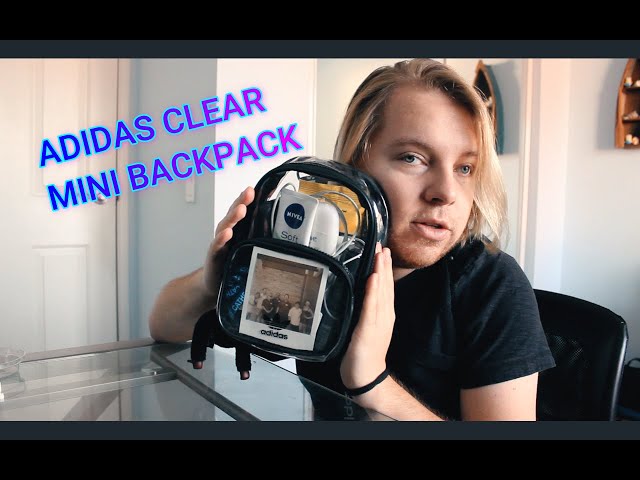 Adidas Clear Mini Backpack | What'S In My Bag - Youtube