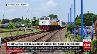 PT KAI Daop 3 Cirebon, Siapkan Kereta Tambahan untuk Libur Natal dan Tahun Baru 2023